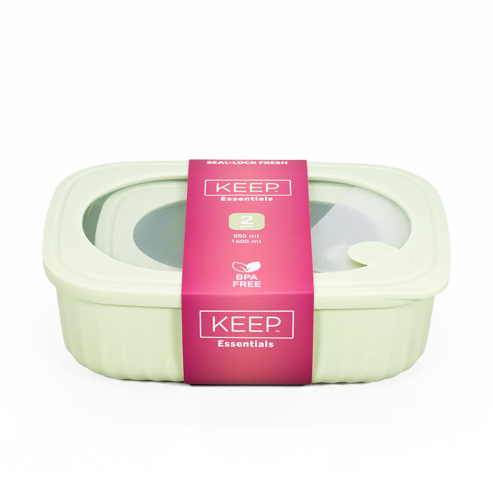 Set Herméticos Essentials 1600ml + 850ml Keep