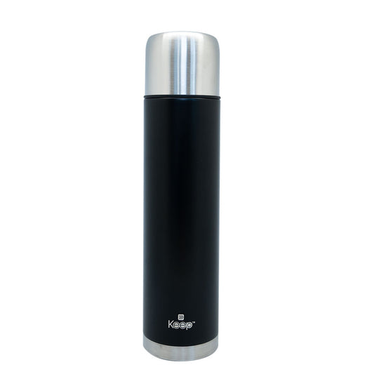 Termo Bala Keep Acero Inoxidable 1.0 L - Negro
