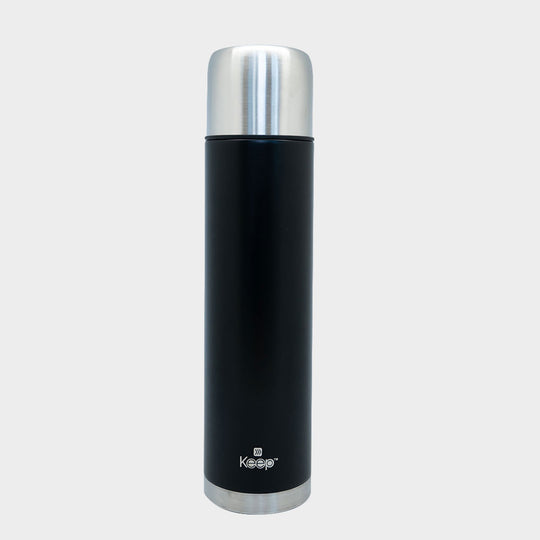 Termo Bala Keep Acero Inoxidable 1.0 L - Negro