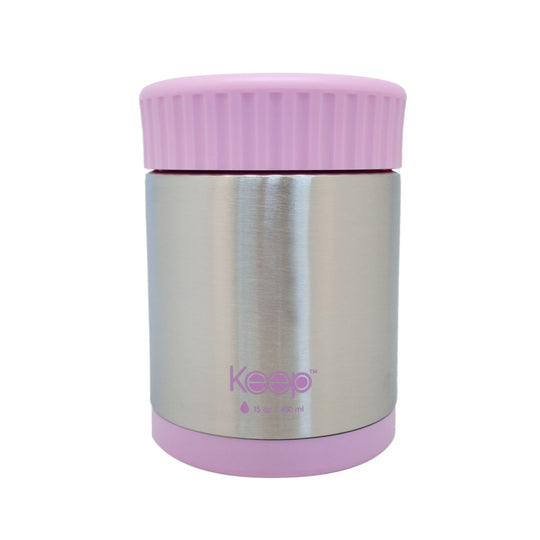 Termo Comida Keep Acero Inoxidable 450 ML - Rosa