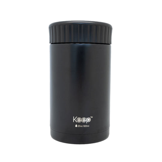 Termo Comida Keep Acero Inoxidable 600 ML - Negro