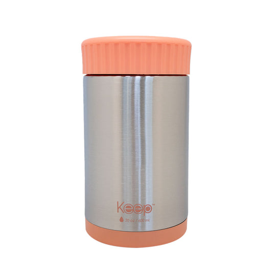Termo Comida Keep Acero Inoxidable 600 ML - Coral