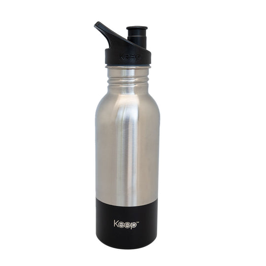 Botella Metálica 600ml Keep - Negro