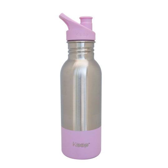 Botella Metálica 600ml Keep - Rosa
