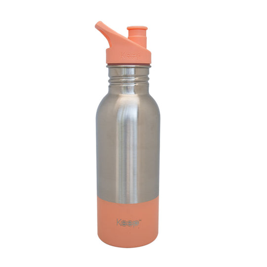 Botella Metálica 600ml Keep - Coral