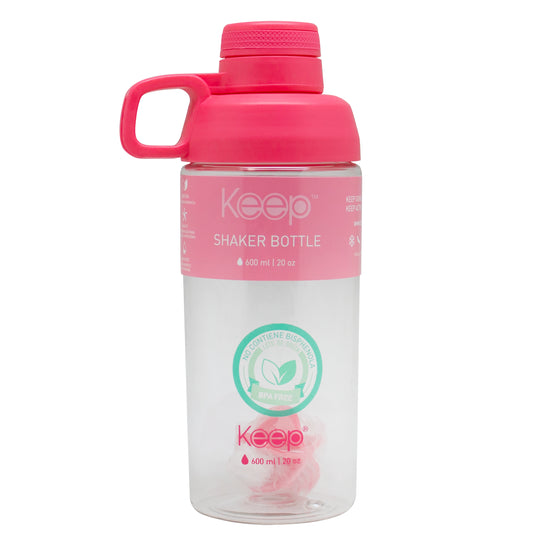 Botella Shaker Keep 600 ML - Rosa