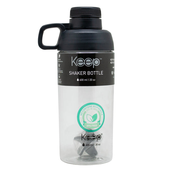 Botella Shaker Keep 600 ML - Negro