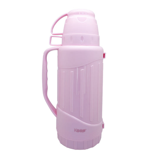 Termo Outdoor Keep 1.8 L con 2 Tazas Tapa - Rosa