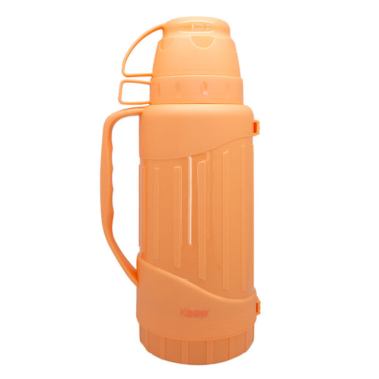 Termo Outdoor Keep 1.8 L con 2 Tazas Tapa - Coral