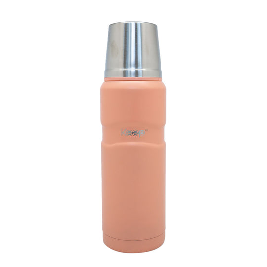 Termo Ergonómico Keep Acero Inoxidable 500ML - Coral