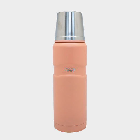 Termo Ergonómico Keep Acero Inoxidable 500ML - Coral