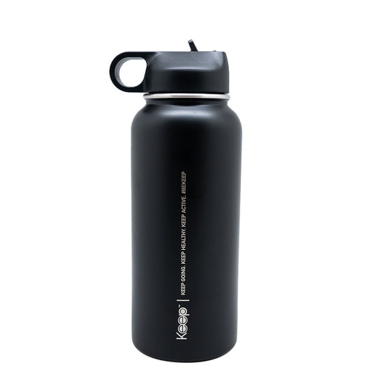 Botella Insulada 1L Keep - Negro