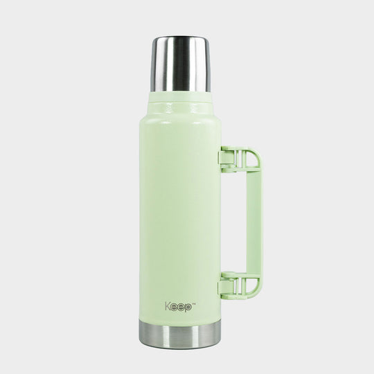 Termo Hammered Keep Acero Inoxidable 1.5 L - Pistacho