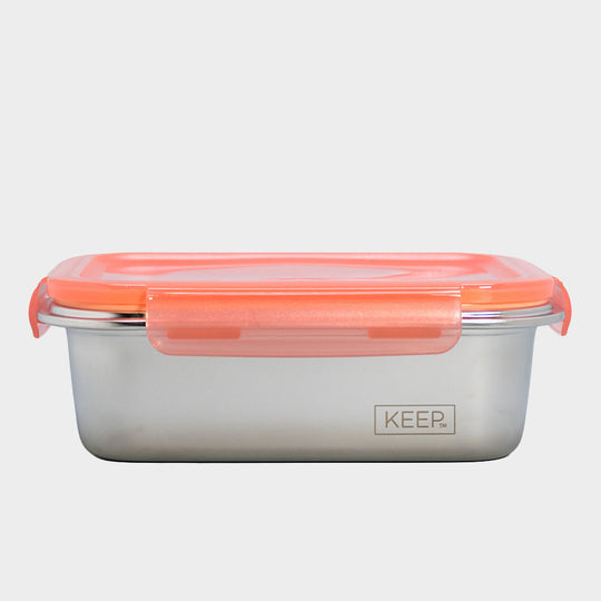 Contenedor Hermético Keep Acero Inoxidable 1300ml - Coral