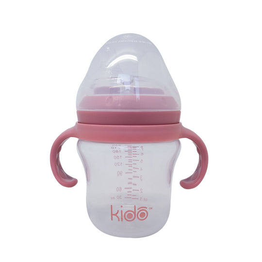 Vaso Antiderrame Kido Con Asas 250ml - Rosa