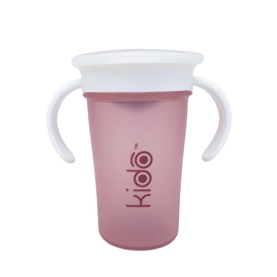 Vaso 360 Antiderrame Kido 280ml - Rosa