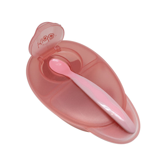 Bowl Con Cuchara Kido - Rosa