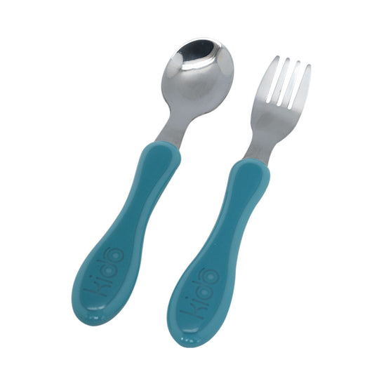 Set Cubiertos Kido - Azul