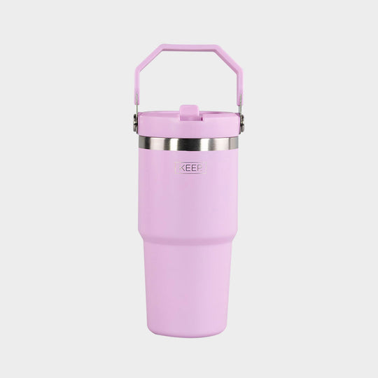 Botella Insulada Con Mango Keep 590ml - Rosado Pastel