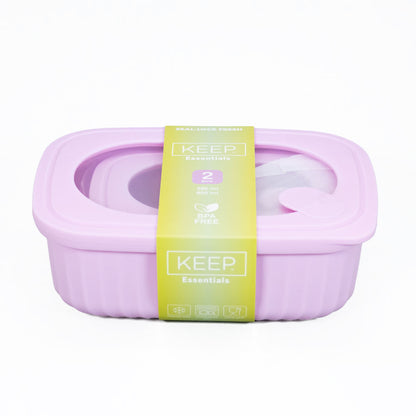 Set Herméticos Essentials 850ml + 380ml Keep