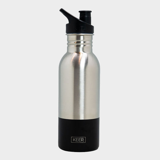 Botella Metálica 600ml Keep - Negro