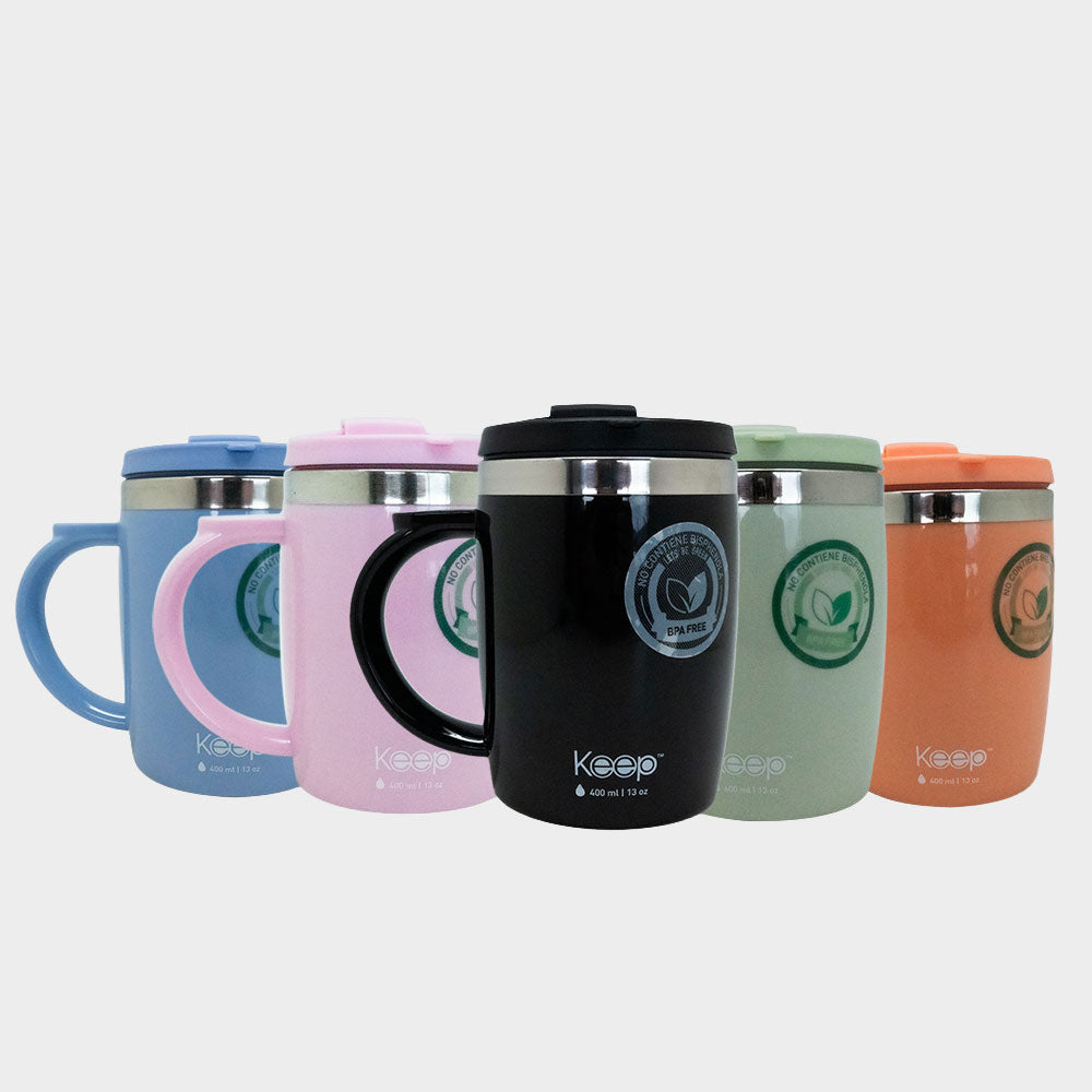Mug Termo Keep Acero Inoxidable 400 ML